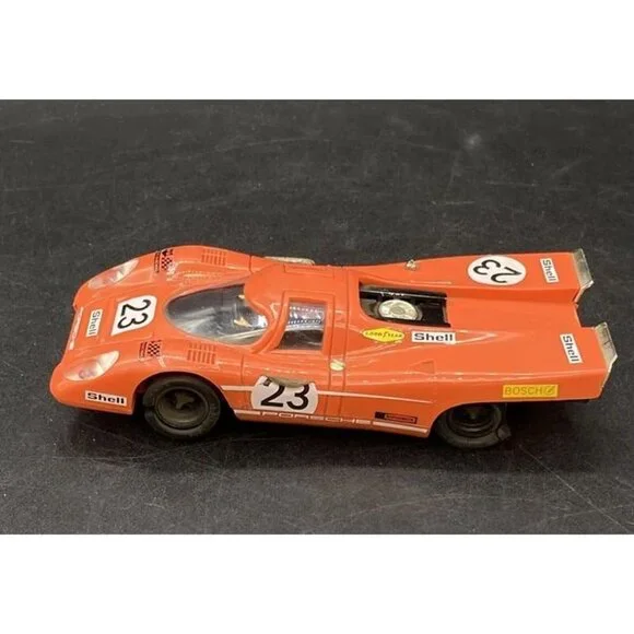 SCX Porsche 917 C46 #23 Red Slot Car Vintage PARTS - Picture 5 of 12